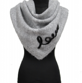 ACRYLIC/POLYESTER/WOOL/NYLON SCARF